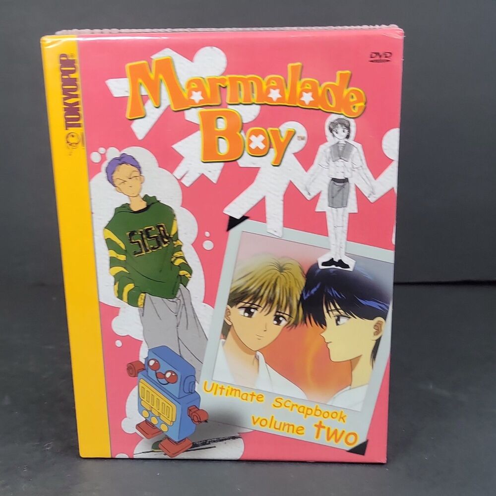 Marmalade Boy Vol. Two 3 DVD Box Set Tokyopop Sealed w/ Pencil Board